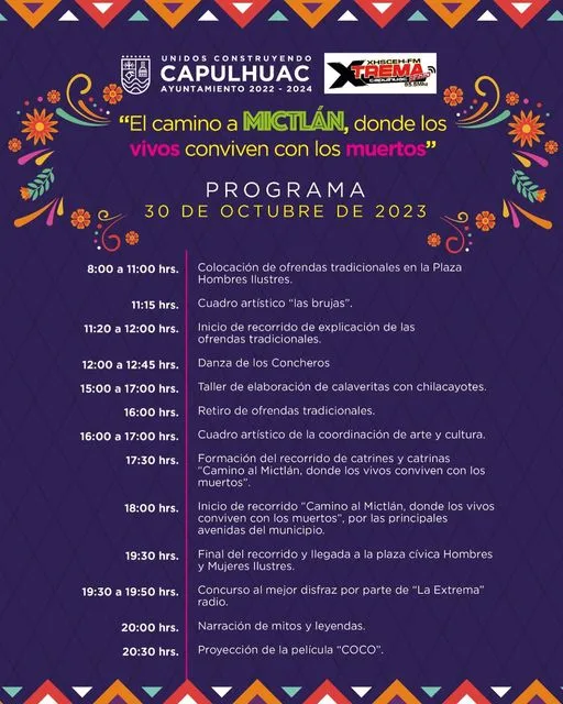 1698093048 El Ayuntamiento de Capulhuac te invita al festival El Camino jpg