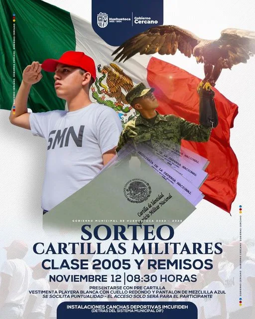 1698095674 SORTEO SERVICIO MILITAR 2023 A todos los jovenes huehuetoquenses jpg