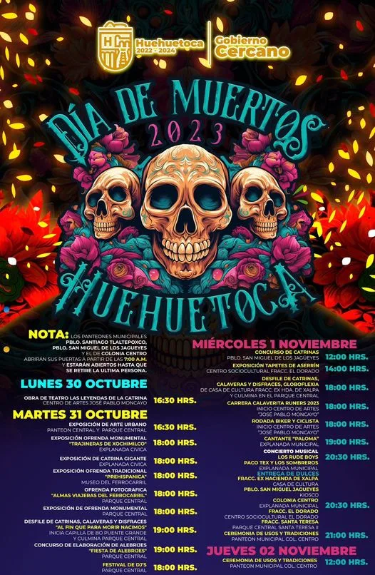 1698152994 Dia de Muertos Huehuetoca Te compartimos el programa oficial jpg