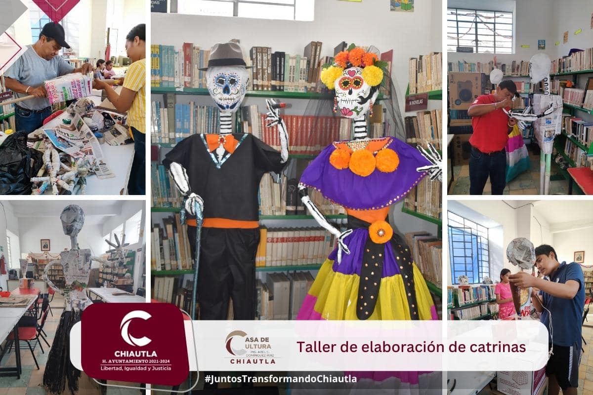 1698164860 Asi avanza el Taller de elaboracion de Catrinas en Casa