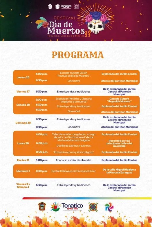 1698191382 Conoce el programa de actividades de este Festival de DiaDeMuertos jpg