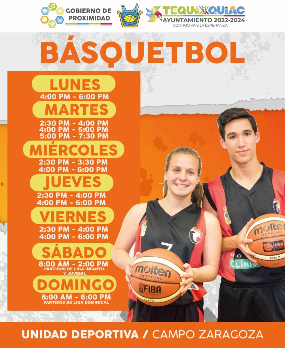 1698240851 788 ¡Asiste a las CLASES GRATUITAS de Basquetbol en los diferentes