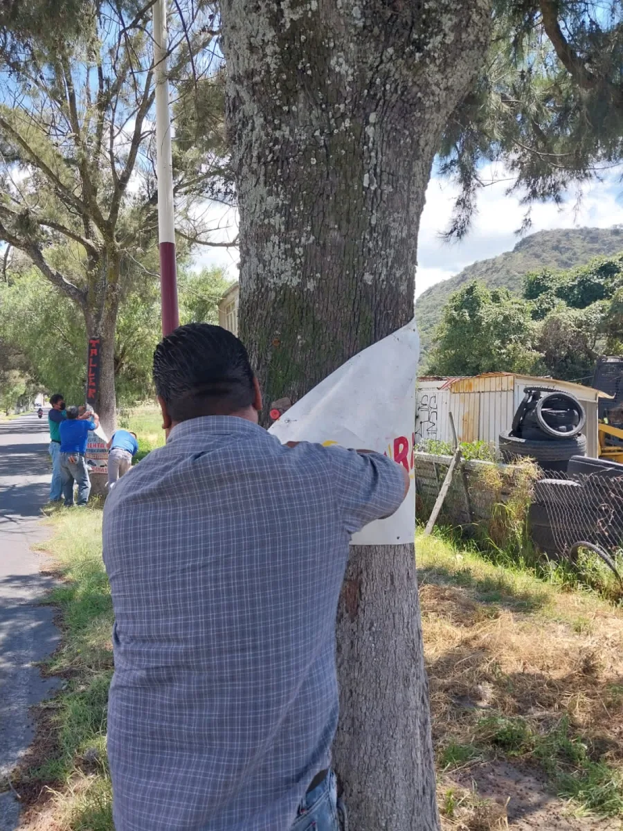 1698252264 692 El Ayuntamiento de Texcoco realiza la remocion de carteles y