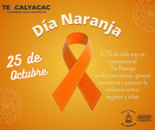 1698263744 Dia Naranja Juntos por un mundo sin violencia jpg