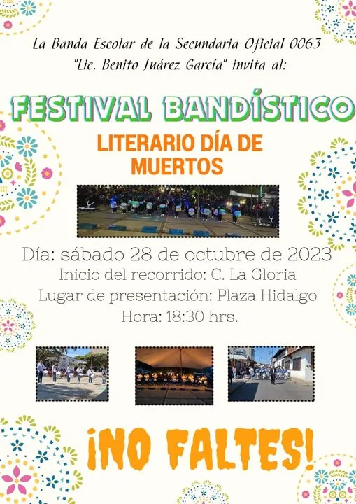 1698324008 La Escuela Secundaria Oficial No63 te invita a su festival jpg