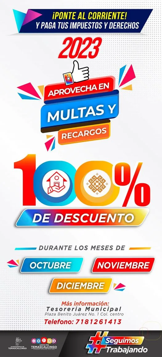 1698415320 Aprovecha los Descuentos del en Multas y Recargos Ponte al jpg