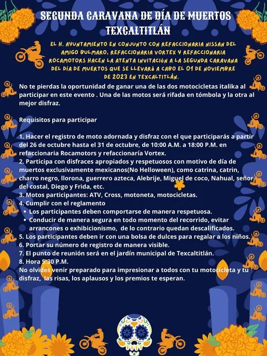 1698429487 Participa en la caravana del Dia de Muertos aqui los jpg