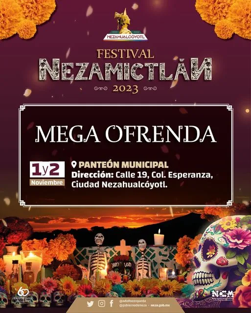 1698498017 FestivalNezaMictlan2023 Este DiaDeMuertos visita nuestra MegaOfrenda que jpg