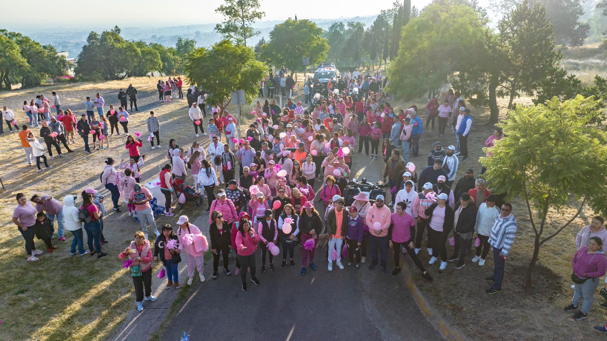 CaminataRosa ¡Tocate para que no te toque Hoy celebramos la