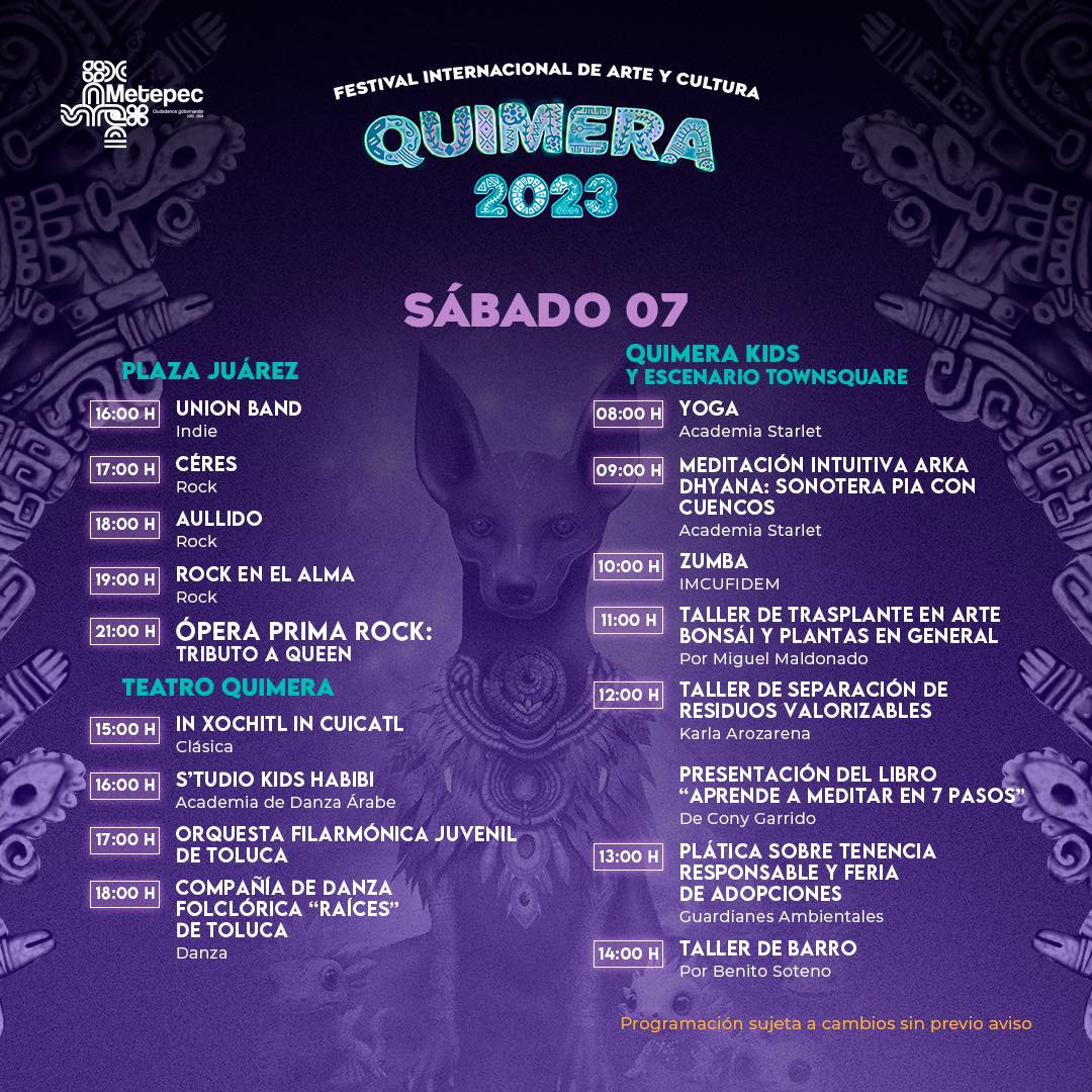 Dia 2 Quimera2023 ¡No te lo puedes perder Consulta todos