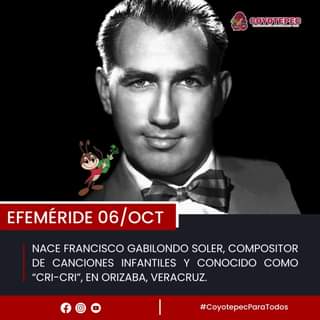 Efemeride II 𝐍𝐀𝐂𝐄 𝐅𝐑𝐀𝐍𝐂𝐈𝐒𝐂𝐎 𝐆𝐀𝐁𝐈𝐋𝐎𝐍𝐃𝐎 𝐒𝐎𝐋𝐄𝐑 Francisco Jose Gabilondo Soler