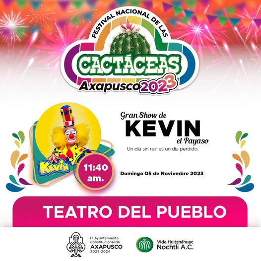 El Domingo 05 de Noviembre se presenta en el Teatro