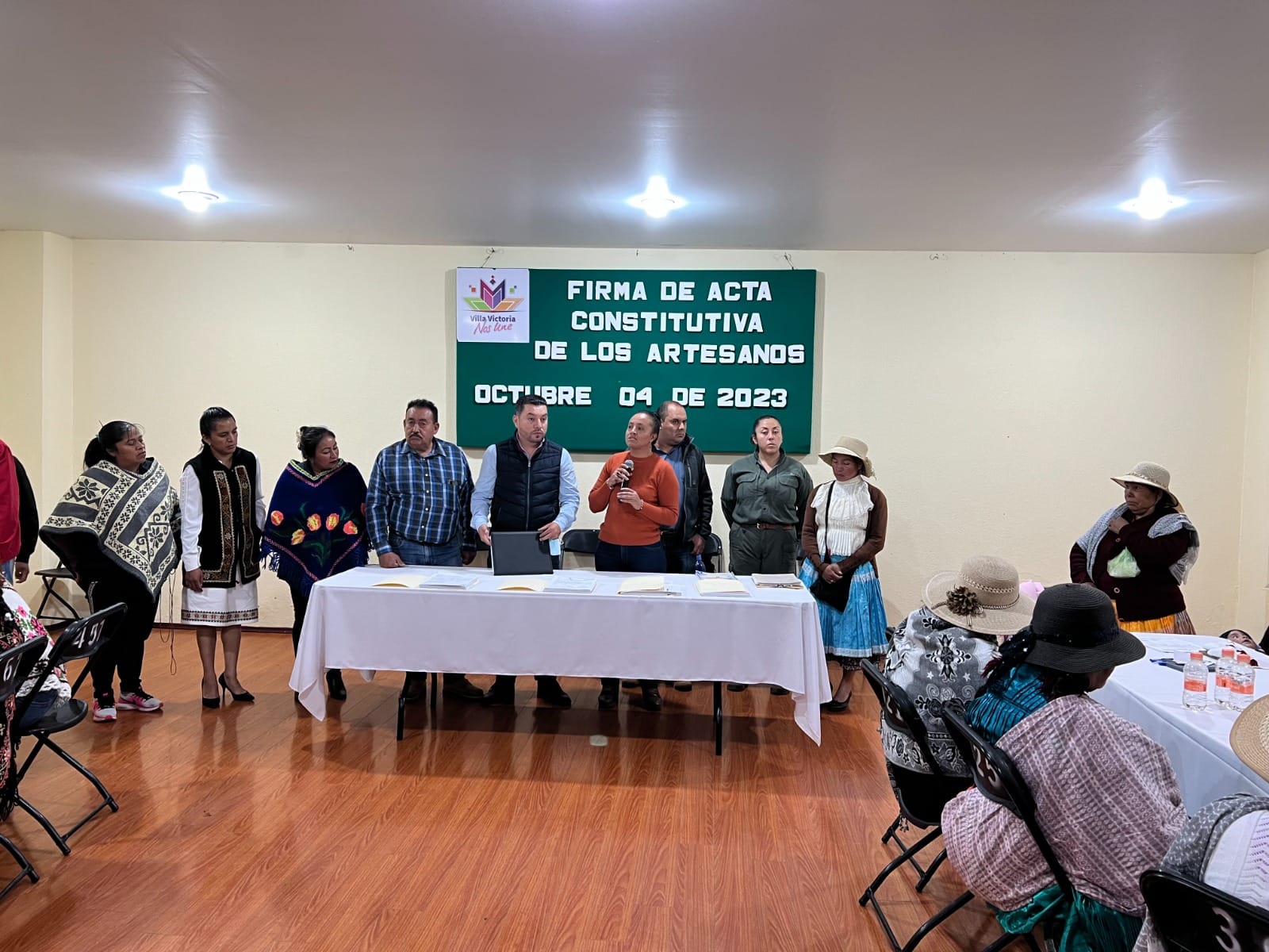 En representacion de la presidenta municipal Maria Luisa Carmona Alvarado