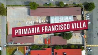 Entrega de obra en la primaria 𝐅𝐫𝐚𝐧𝐜𝐢𝐬𝐜𝐨 𝐕𝐢𝐥𝐥𝐚 Continuando con