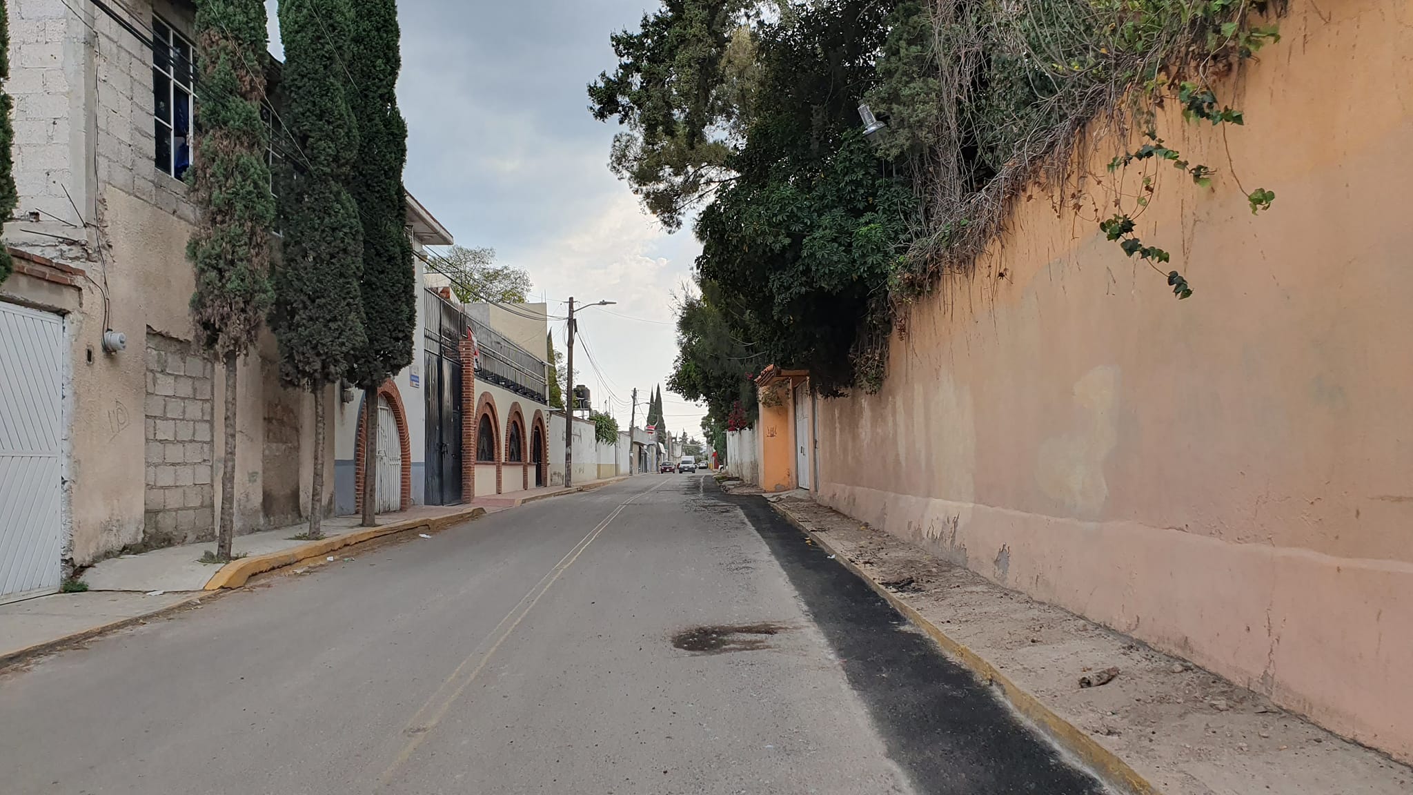 Esta tarde el equipo de obras publicas del Gobierno Municipal