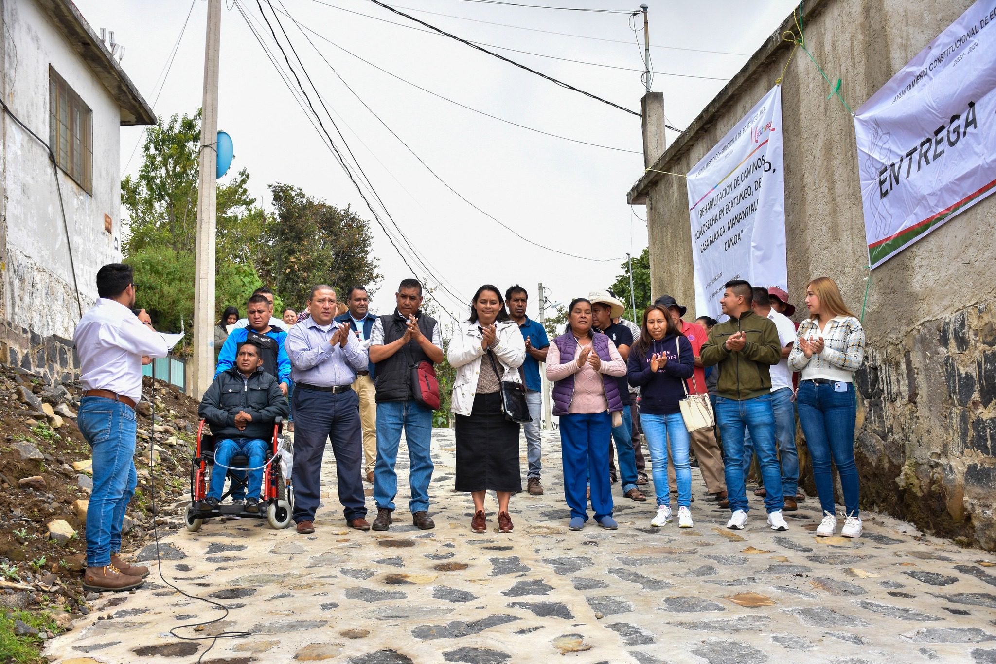 Rehabilitacion de caminos Saca cosecha en Ecatzingo Del Salto Casa