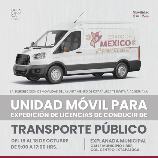 ¡Atencion conductores de unidades de transporte publico Ya pueden tramitar