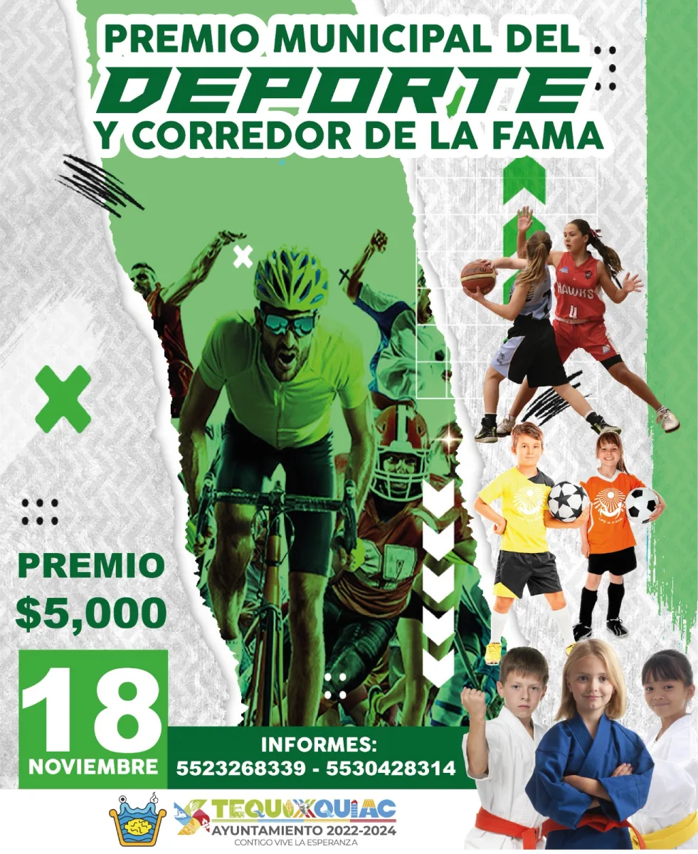 ¡Aun puedes registrarte en el Premio Municipal del Deporte ¡Participa