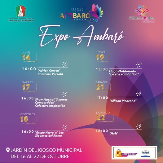 ¡Como parte del Festival Cultural Ambaro tendremos la EXPO AMBARO