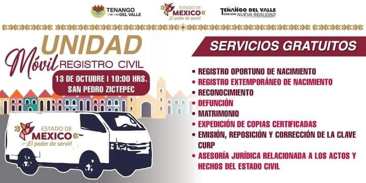 ¡Es hoy Los servicios gratuitos de la unidad movil de