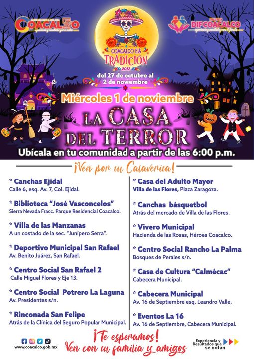 ¡Este 1ro de noviembre ven por tu calaverita a las