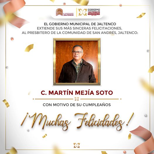 ¡FELIZ CUMPLEANOS PBRO MARTIN MEJIA SOTO