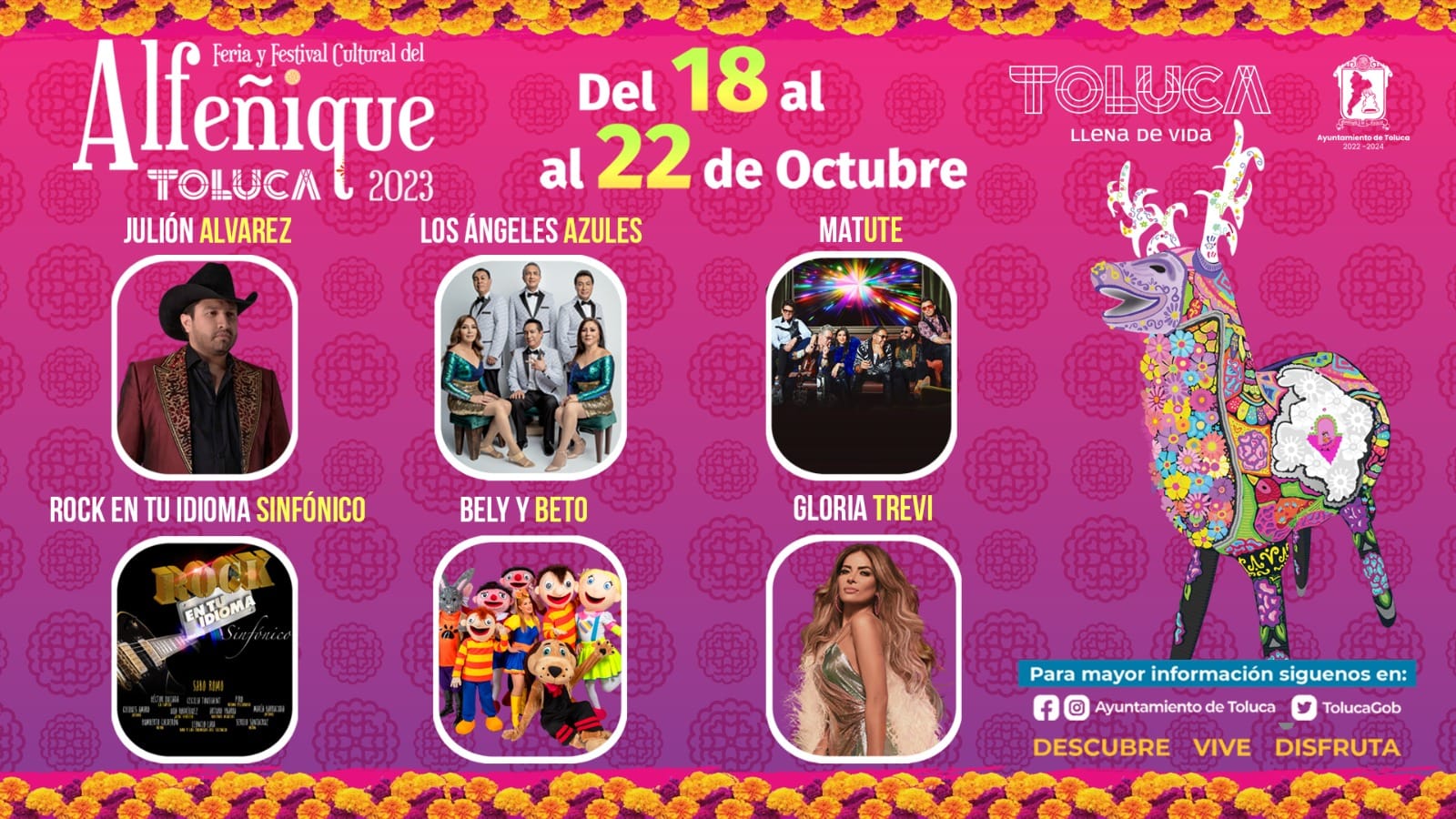 ¡Falta 1x20e3 dia para la Feria y Festival Cultural Internacional