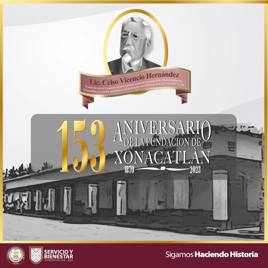 ¡Feliz CLIII Aniversario Xonacatlan