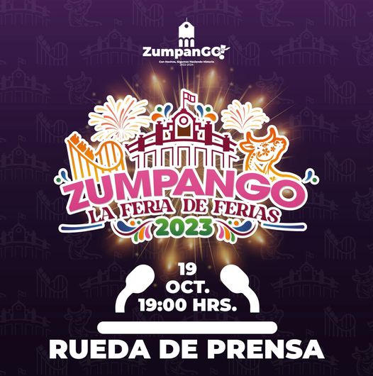 ¡La Feria de Ferias Zumpango2023 Manana a las 1900 hrs