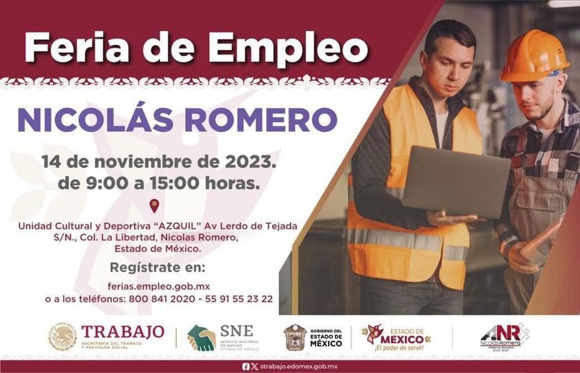 ¡La oportunidad que estas buscando te espera en la Feria