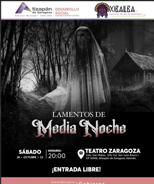 ¡Lamentos de Media Noche un evento terrorifico que no puedes