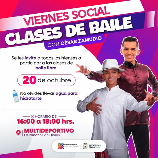 ¡No te lo puedes perder Tendremos clases de ritmos latinos