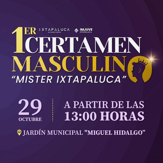 ¡No te pierdas el emocionante 1er Certamen Masculino Mister