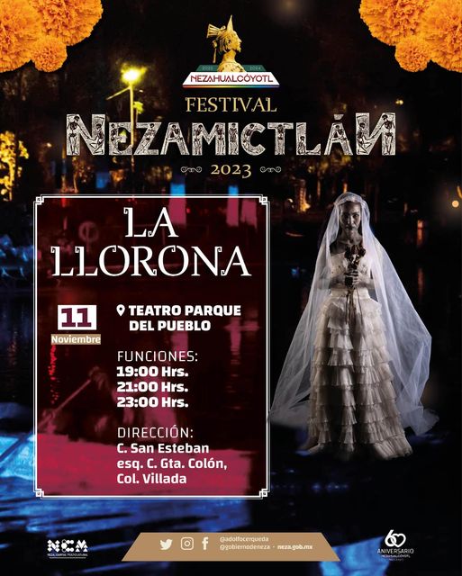 ¡No te pierdas la ObraDeTeatro La Llorona