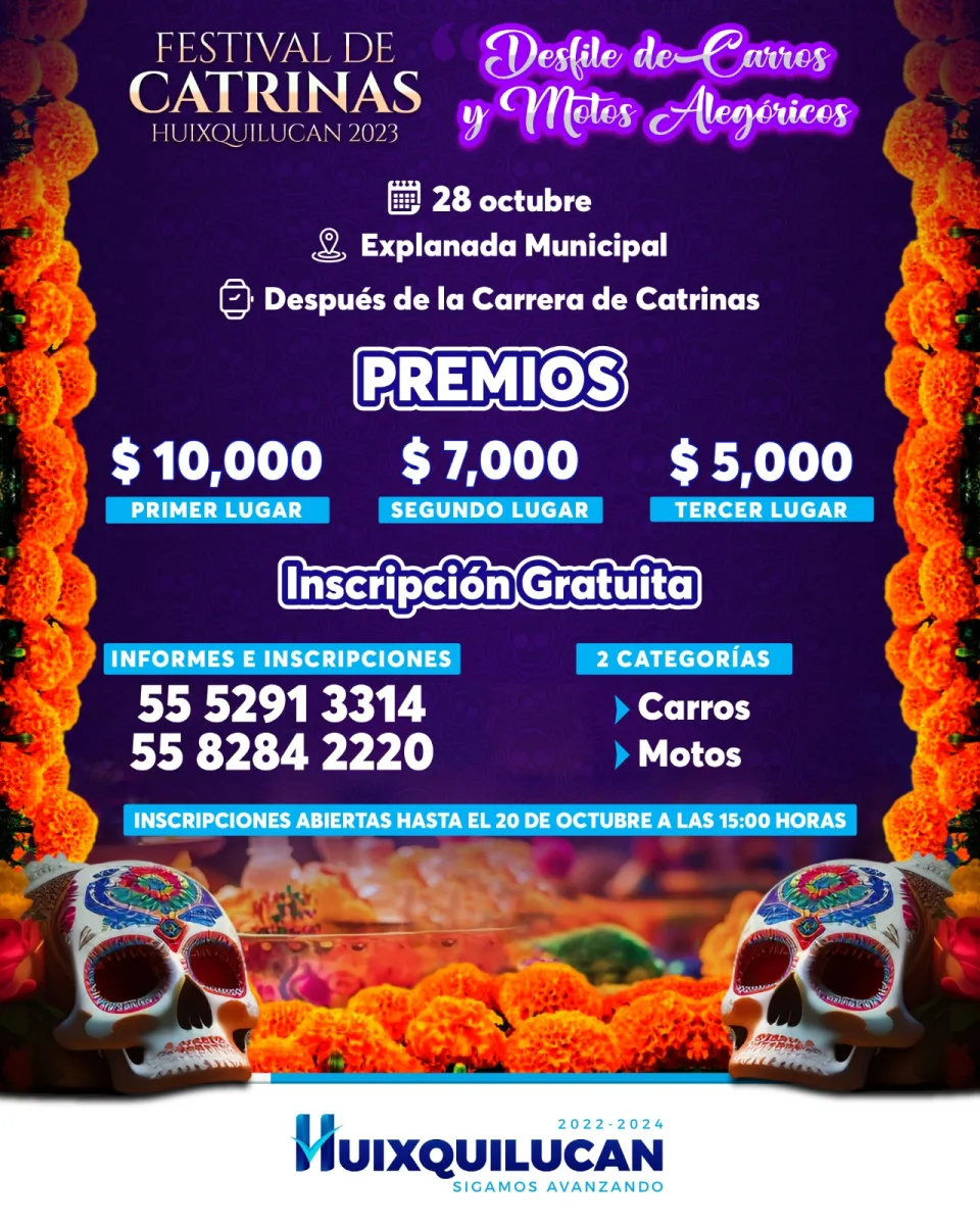 ¡Participa en el concurso de carros y motos alegoricas y