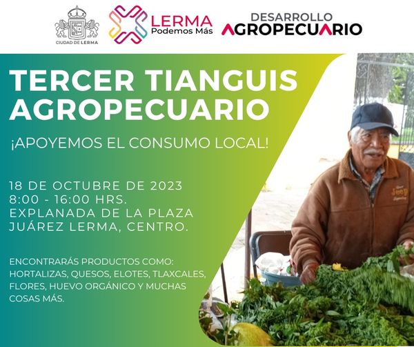 ¡QUE NO SE TE PASE MANANA TENDREMOS TIANGUIS AGROPECUARIO manana