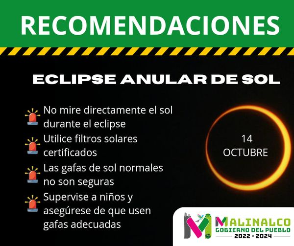 ¡Recuerda que hoy es el Eclipse Anular de Sol Te