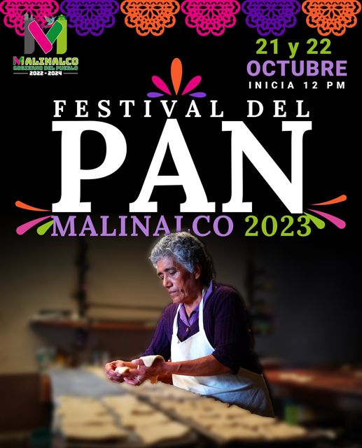 ¡Recuerda que manana continuamos con el Festival del Pan Malinalco