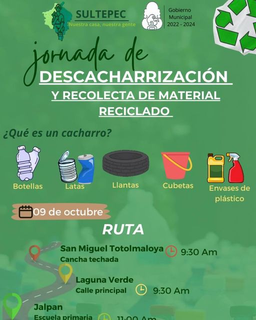 ¡Se acerca la Jornada de Descacharrizacion y Recoleccion de Material