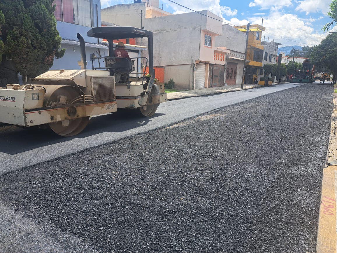 ¡Seguimos avanzando en la repavimentacion de la calle Campanillas