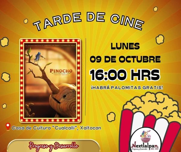 ¡Tarde de Cine en Xaltocan Vecinas y vecinos de