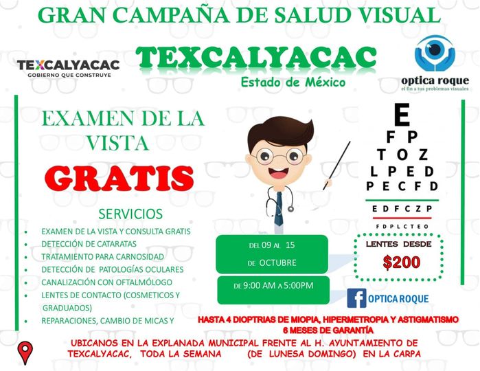 ¡Te esperamos en la gran campana de salud visual El