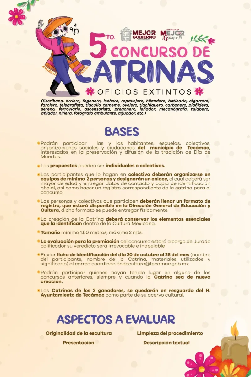 ¡Te invitamos a participar en el 5to Concurso de Catrinas scaled