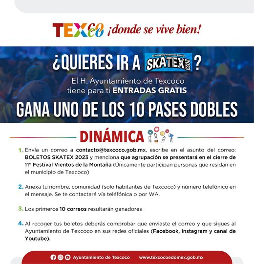 ¡Ultima dinamica Participa y gana uno de los 10 pases