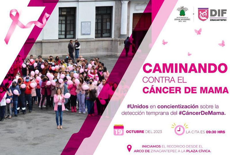 ¡Unete a nuestra Caminata contra el CancerDeMama y se parte