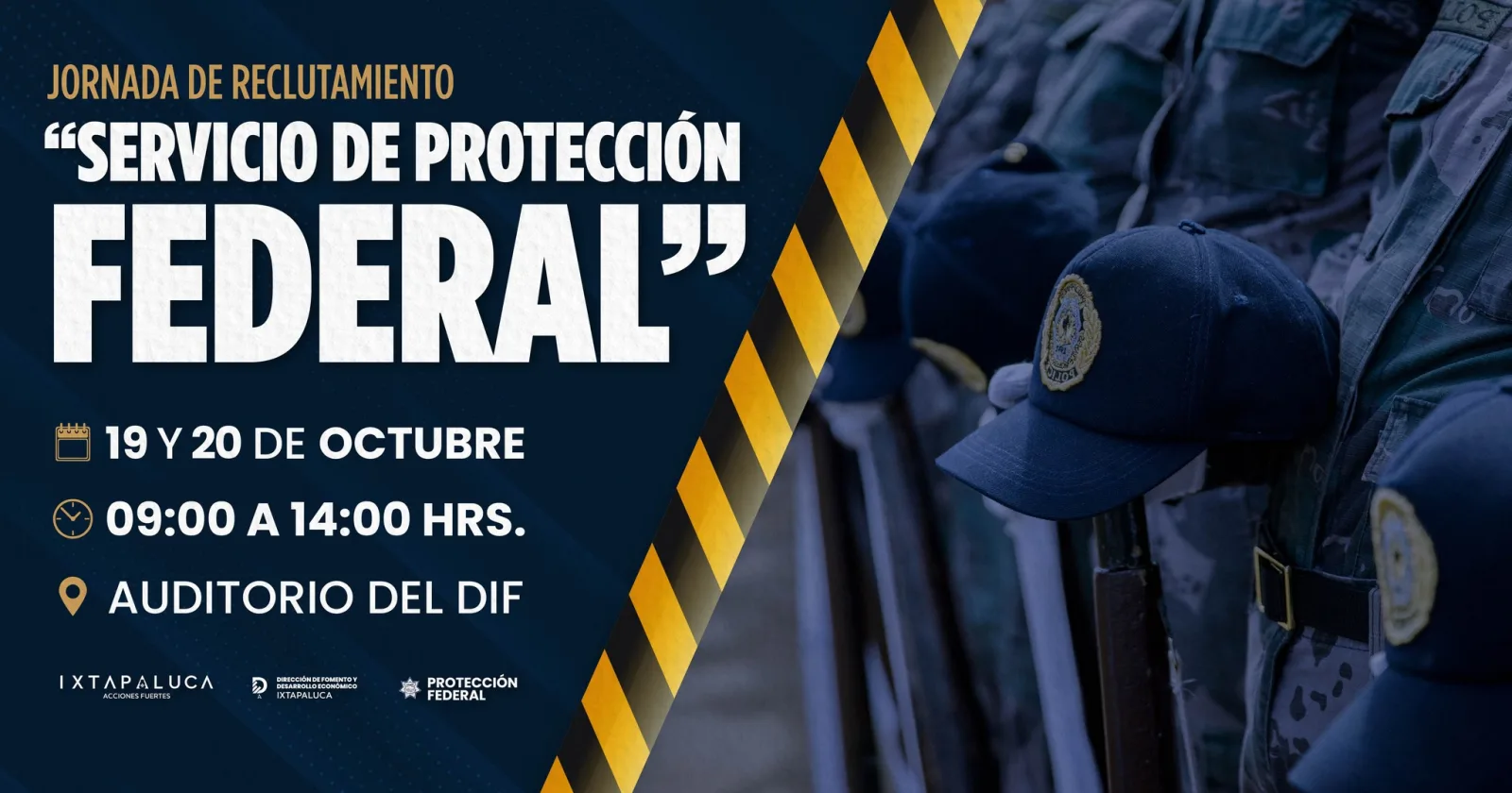 ¡Unete al equipo de Servicio de Proteccion Federal Si tu scaled