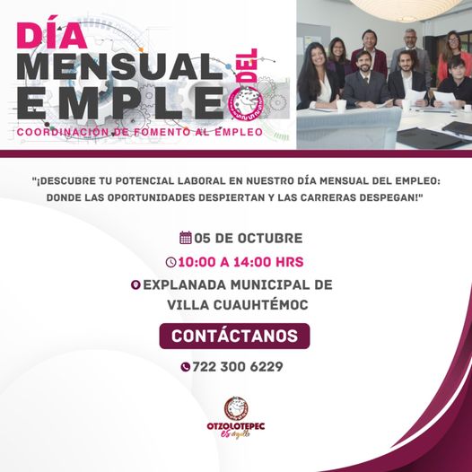 ¡Volvio El DiaMensual del Empleo se acerca ¡que no se