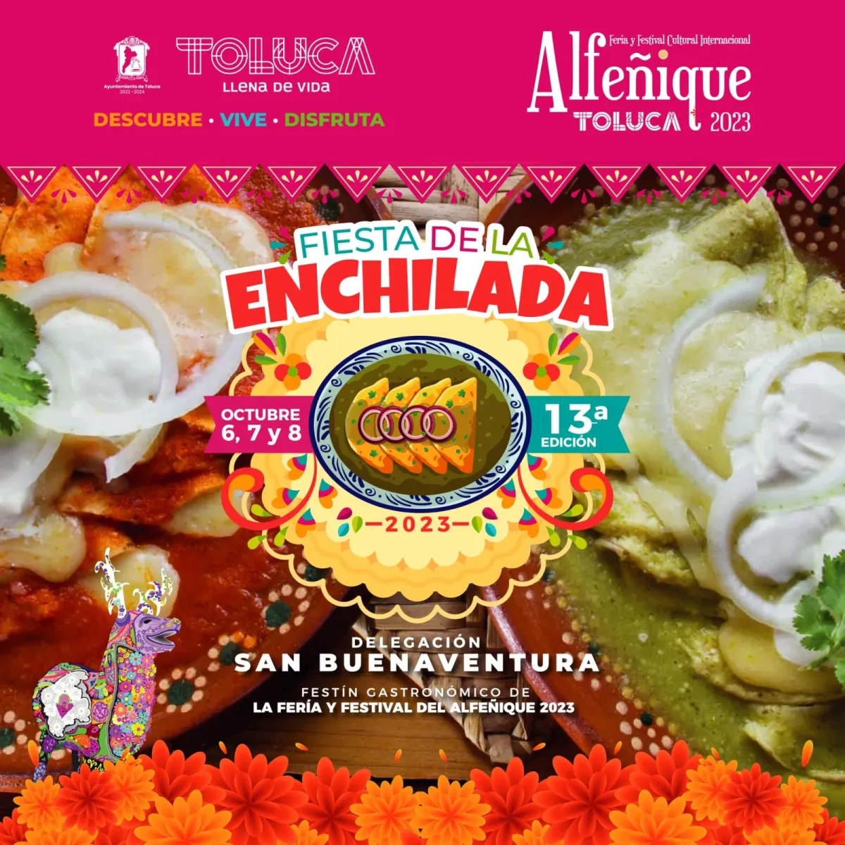 ¡Ya inicio la FiestaDeLaEnchilada2023 en San Buenaventura Te esperamos a scaled