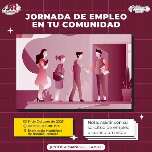 ¿Estas en busca de empleo Esta es tu oportunidad el