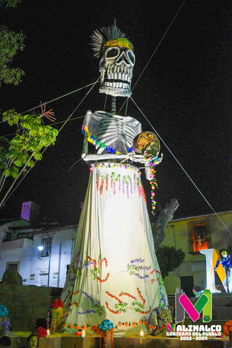 ¿Ya conoces nuestra Catrina monumental Mide 13 metros de alto